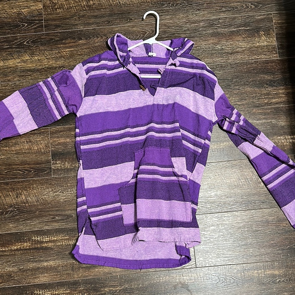 Purple Baja hoodie (thin)